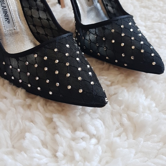 SOLD! Manolo Blahnik Swarowski Crystal, size 6 - Picture 3 of 6